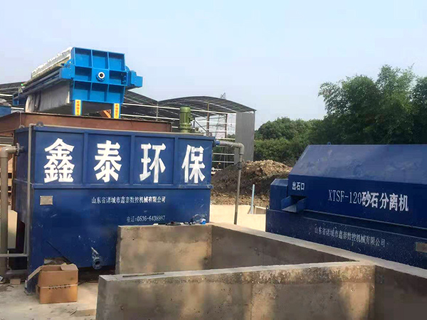污水處理系統(tǒng)效力于中鐵12局江蘇常州南沿江鐵路項目攪合站